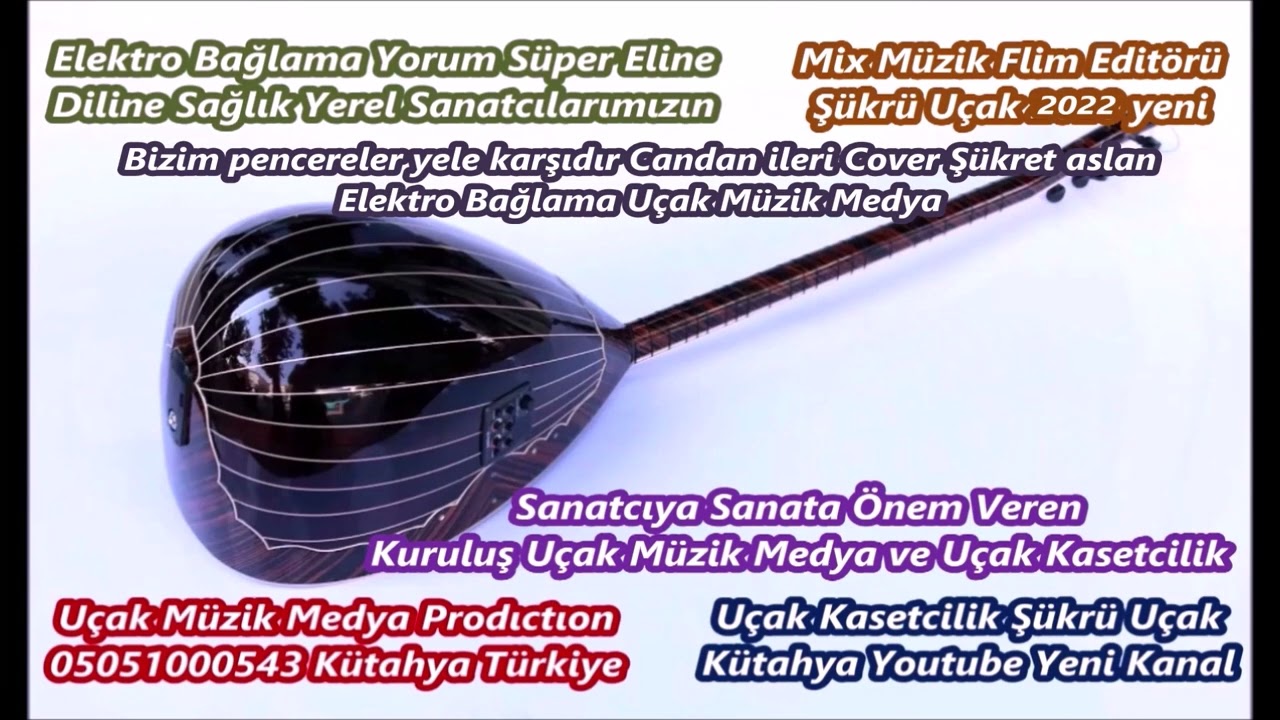 Bizim pencereler yele karşıdır Candan ileri Cover Şükret aslan Elektro Bağlama Uçak Müzik Medya 04