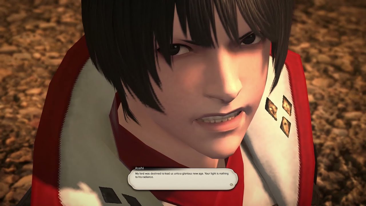FFXIV - Asahi threatens the WoL with the fierceness of a chihuahua