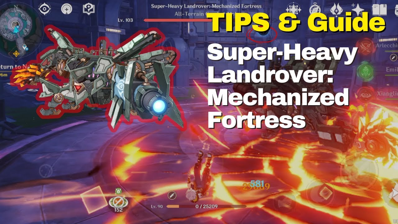How to Fight Super-Heavy Landrover: Mechanized Fortress | Genshin Tutorial & Guide