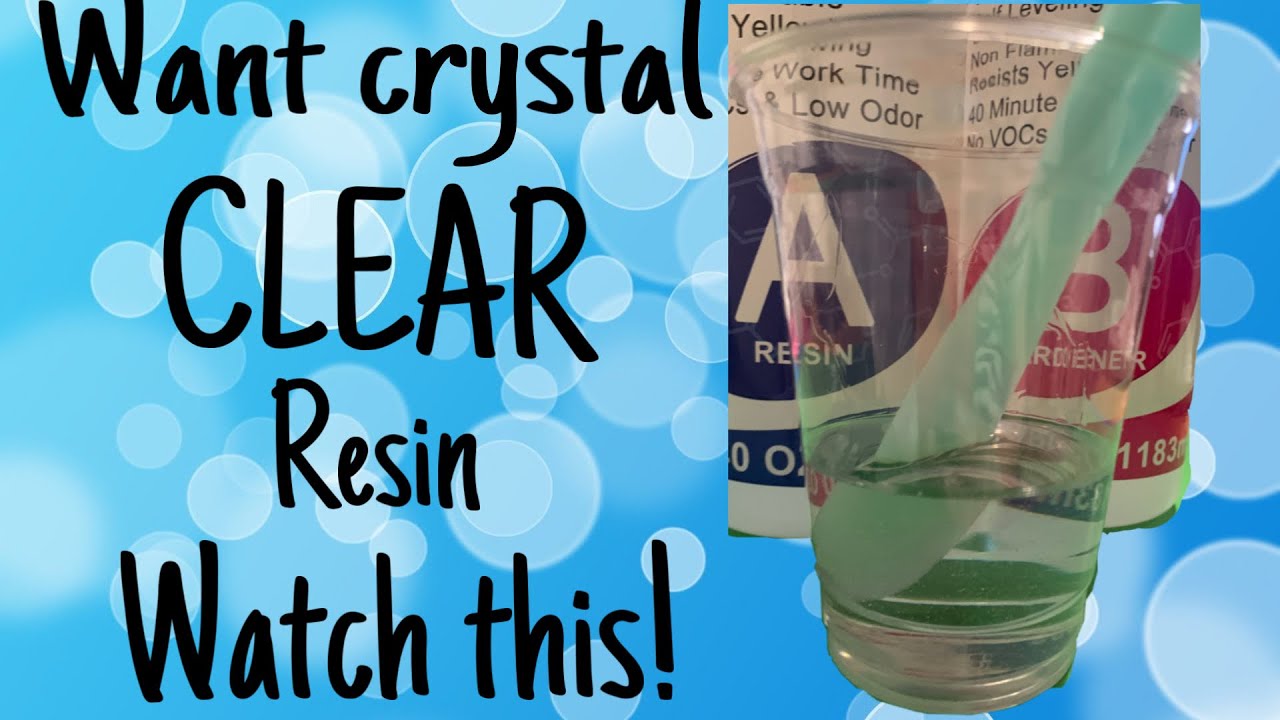 Want crystal CLEAR Resin?? WATCH this!! My Resin mixing process for beginners