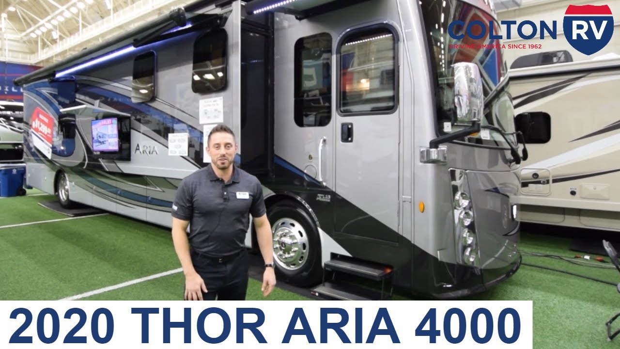 2020 Thor ARIA 4000 Class A Diesel Full Walkthrough Review with Dave from Thor Motor Coach