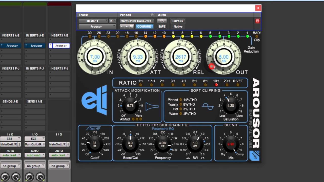 Empirical Labs Arousor On The Drum Bus