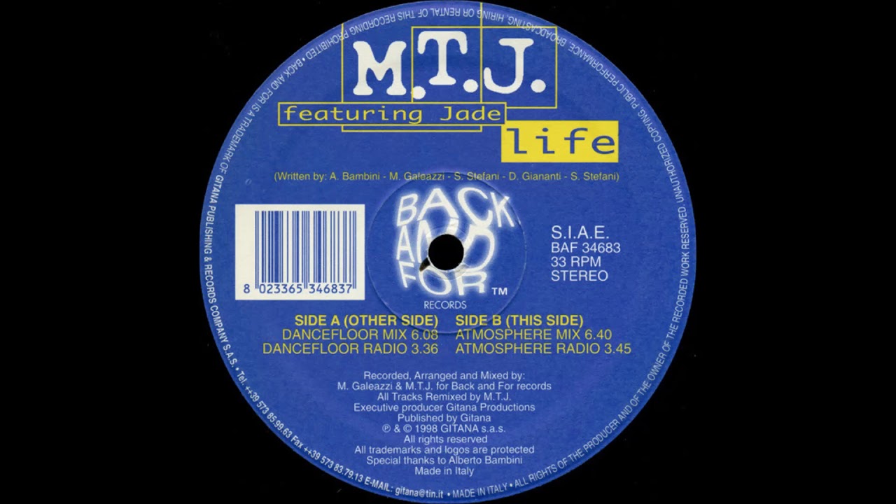 M.T.J. feat. Jade - Life (Atmosphere Mix)
