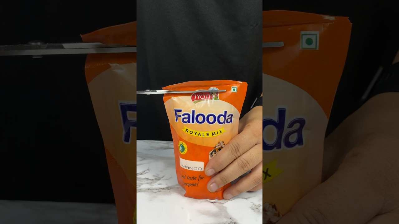 Making Falooda from premix ASMR 
