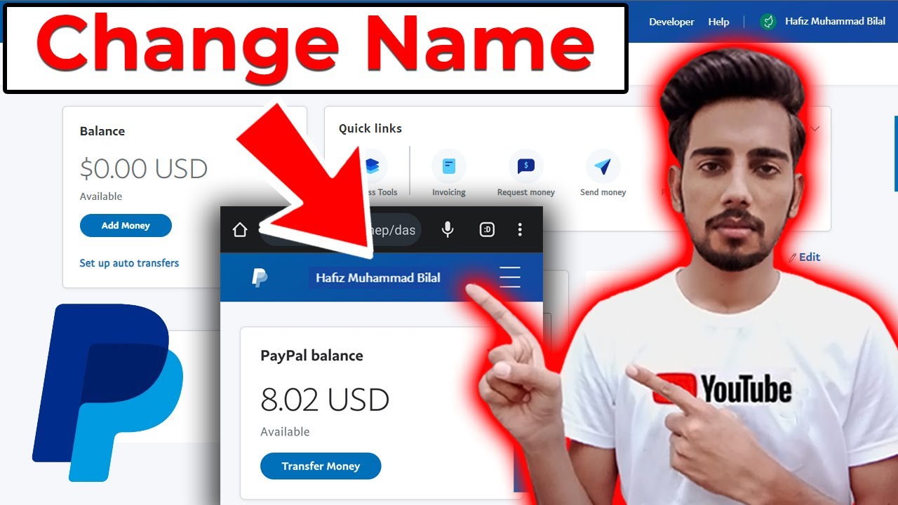How To Change Your PayPal Name 2023 | Change Name On PayPal Properly Urdu/Hindi 2023