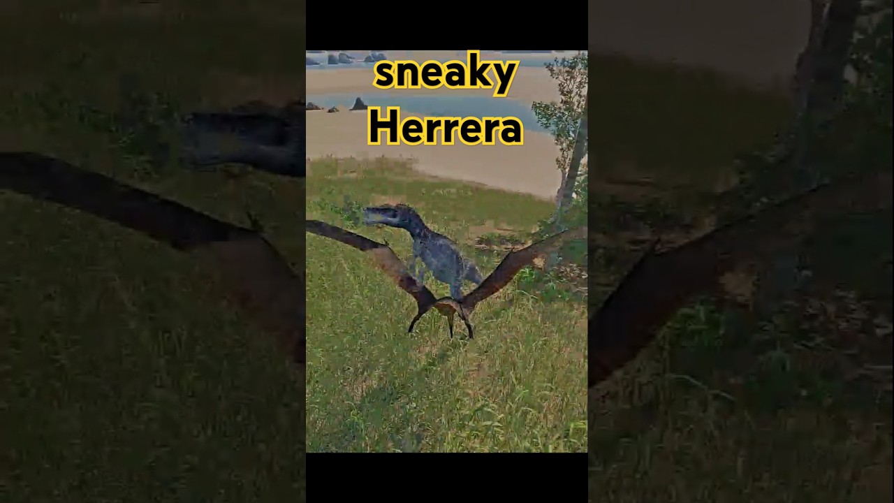 sneaky Herrera #evrima #theisle #pteranodon #ptera #pt #herrerasaurus