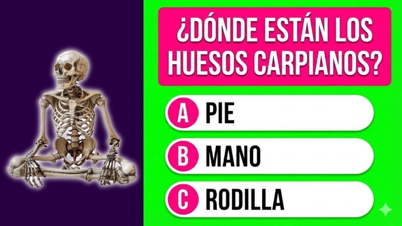 ¿Cuánto Sabes del Cuerpo Humano? 🧠 ¡Ponte a Prueba y Comenta tu Nivel!