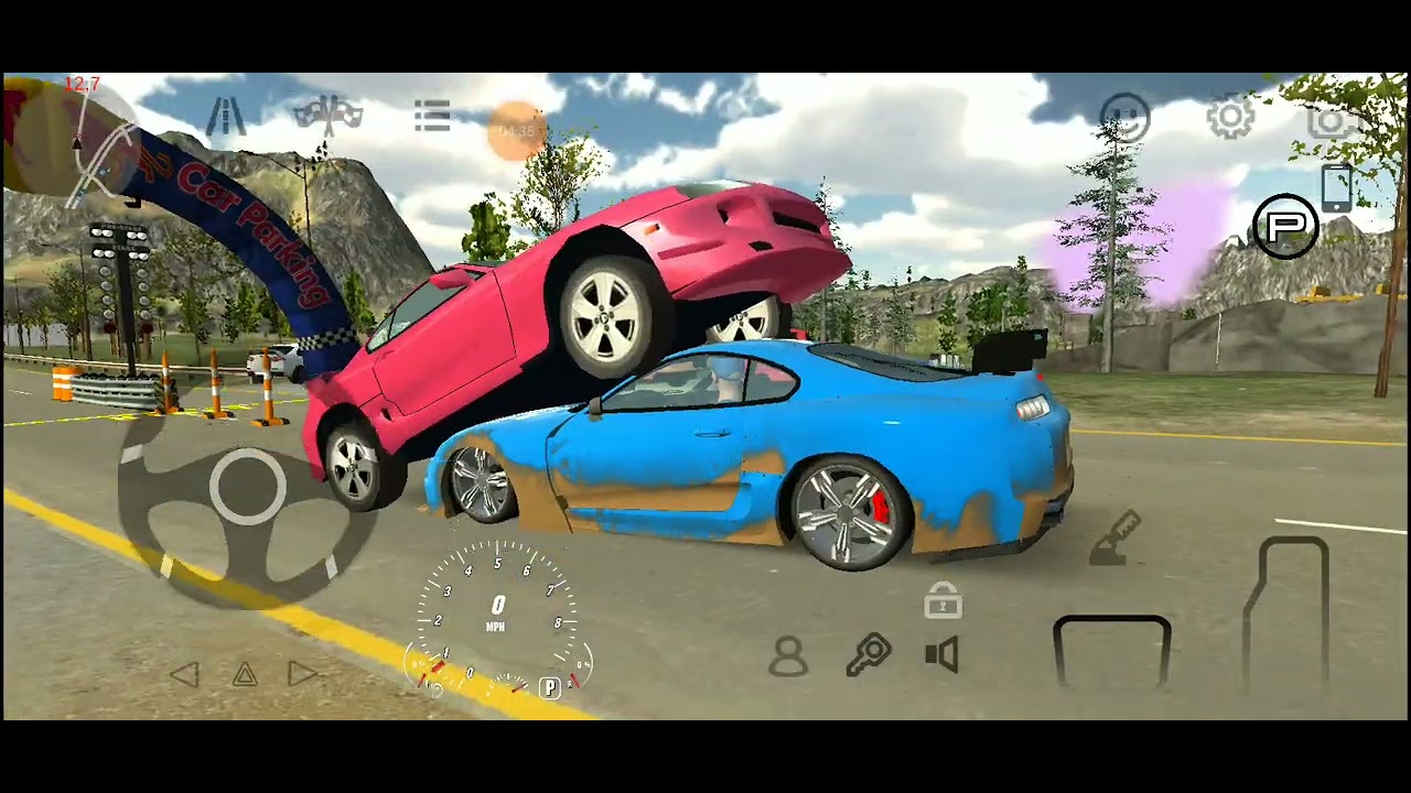 jogando car parking parte 3