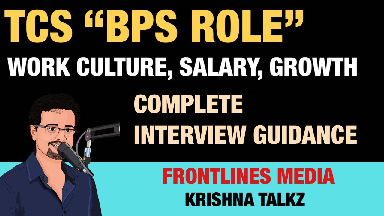 TCS BPS ROLE INTERVIEW PREPARATION || Frontlines Media || Krishna Talkz