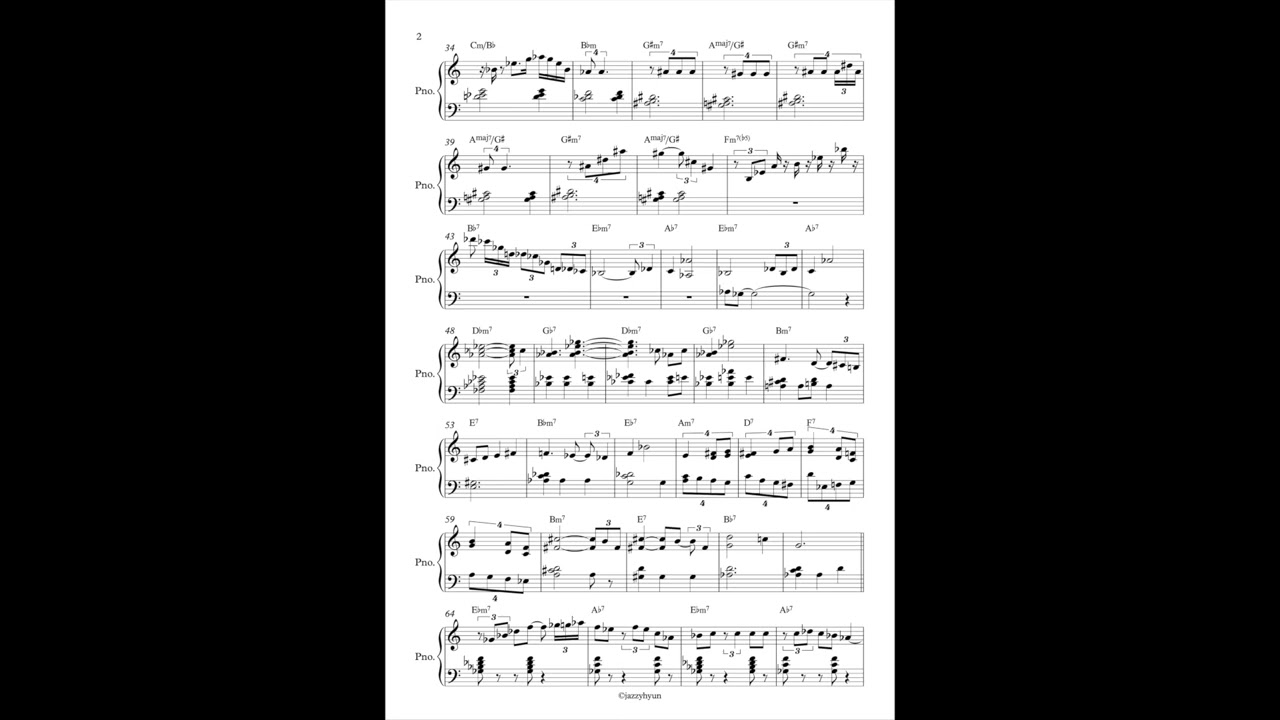Transcription of 'Elsa' - Bill Evans
