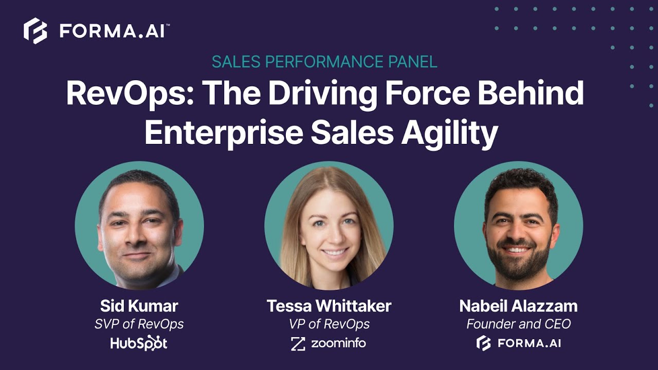 RevOps: The Driving Force Behind Enterprise Sales Agility | Forma.ai Expert Panel