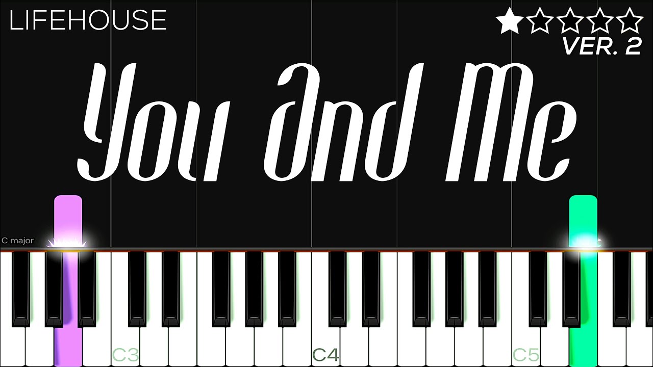 Lifehouse - You And Me | EASY Piano Tutorial