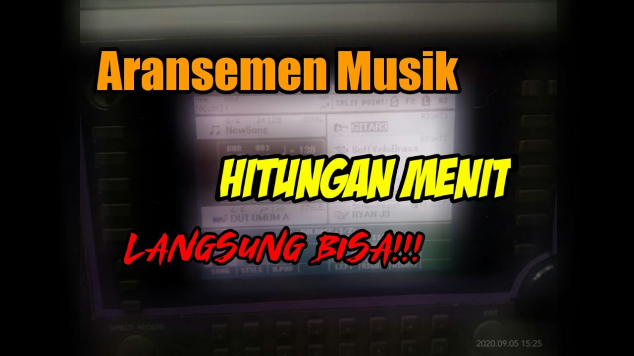 CARA MUDAH MEMBUAT STYLE ATAU MUSIC DI KEYBOARD YAMAHA PSR  750, 775,950,975,