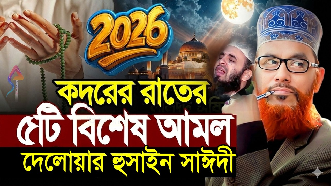 কদরের রাতে অবশ্যই আমলগুলো করুন-allama saidi old waz-SojaJannat মাওলানা দেলওয়ার হোসাইন সাঈদী