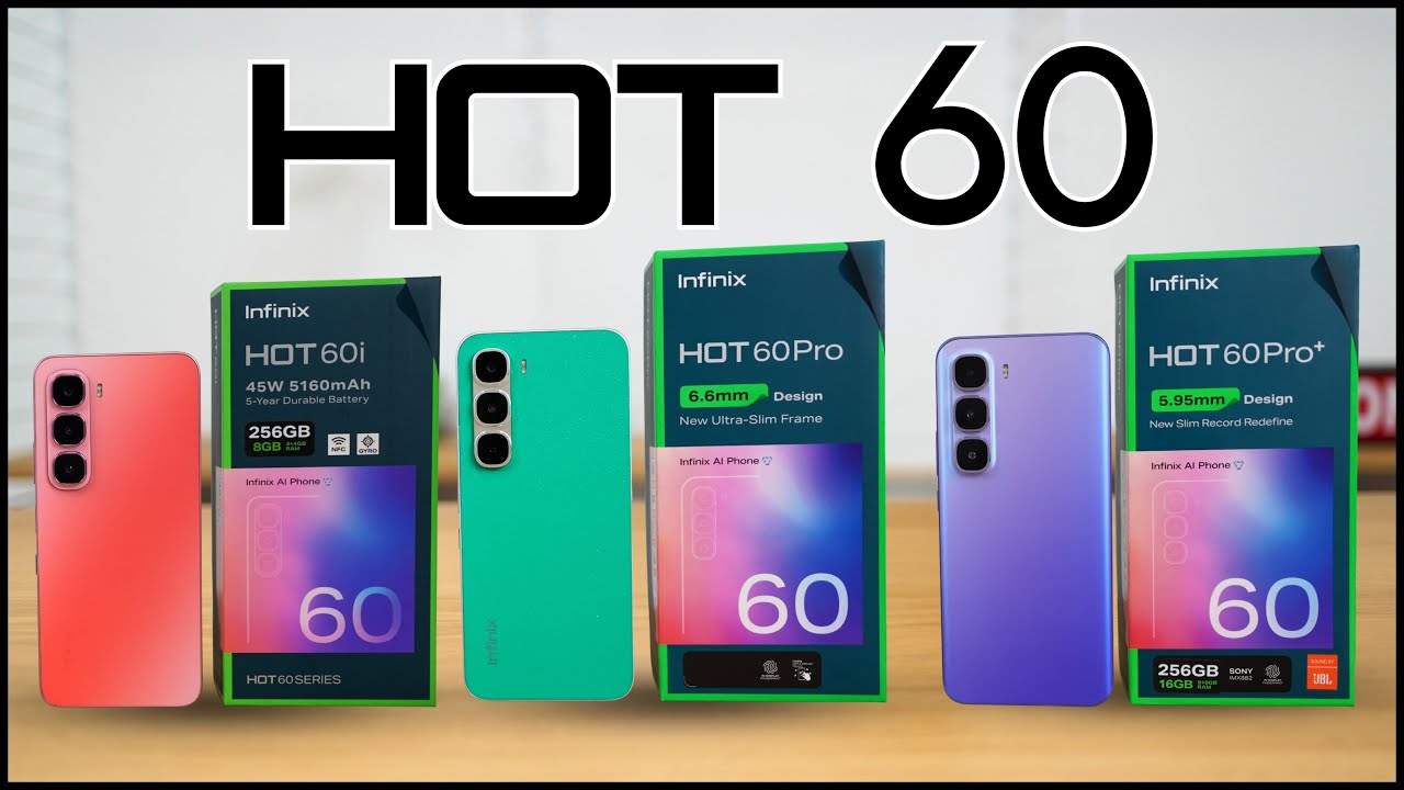 Серия Infinix HOT 60: какая из них лучше всего подходит вам? | Полное сравнение