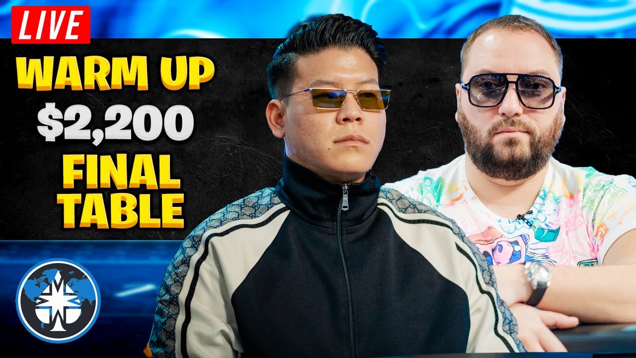 Merit Poker LIVE $2,200 Warm Up Event - FINAL TABLE! (Western Series)