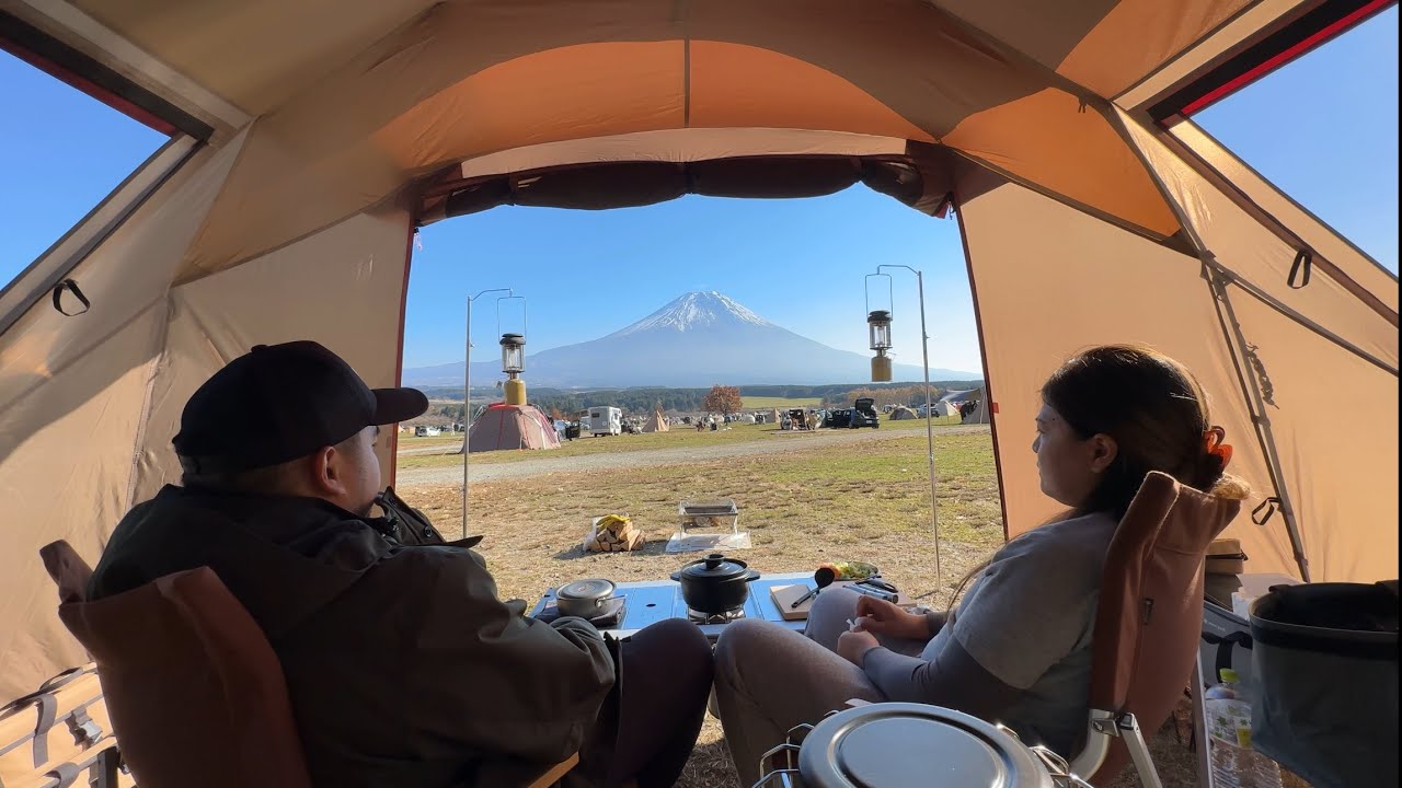 Winter Camping at Fumotoppara Camping Grounds