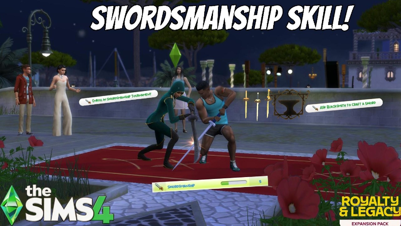 The Sims 4 Royal & Legacy Swordsmanship Skill! #sims4 #thesims4 #video #viral #pcgaming #gaming