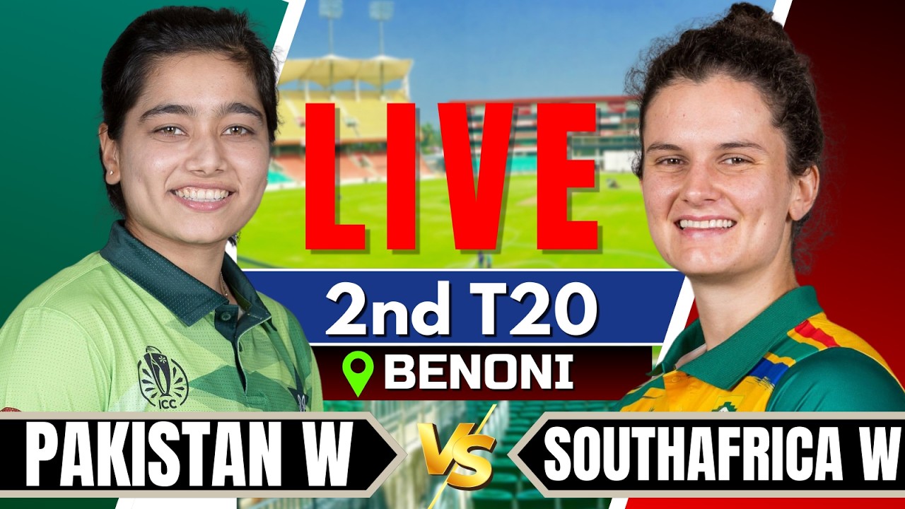 🔴Live: Pakistan Women vs South Africa Women | 2nd T20 | Live Score & Commentary | Live cricket match