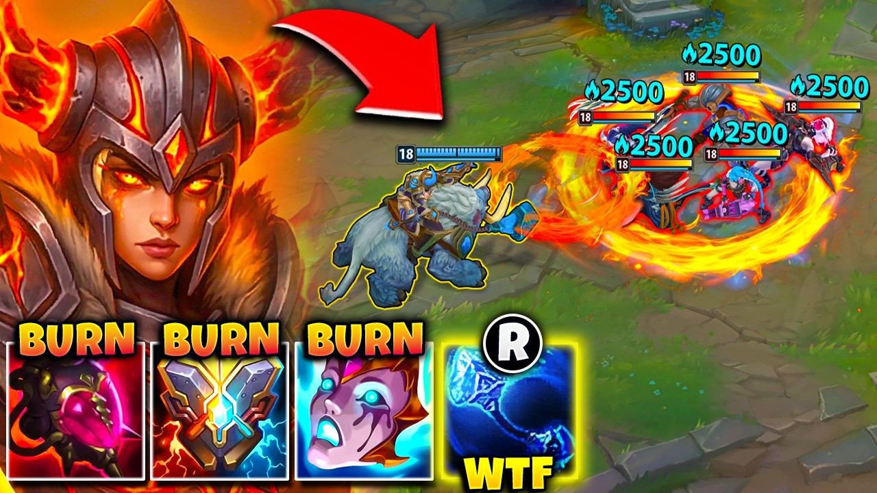 Sejuani but my ult is a fiery vortex of death with this build (100,000 DAMAGE)