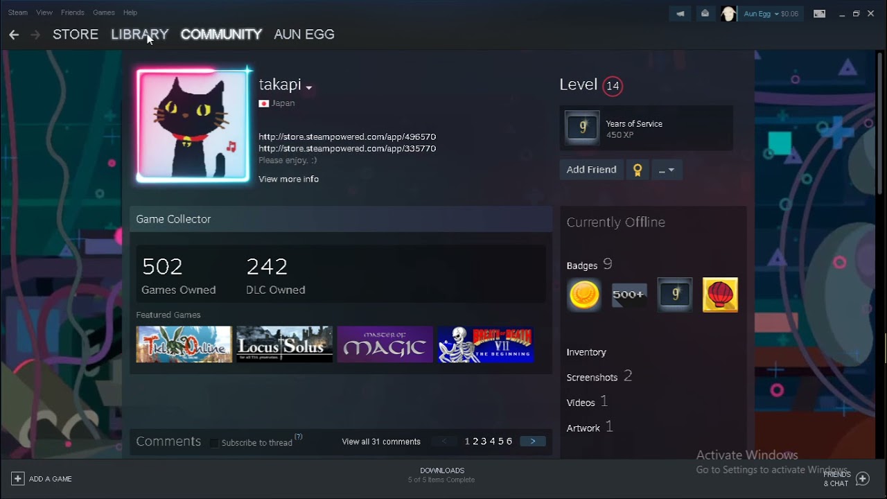 Steam Audit #62 - Locus Solus & Lif