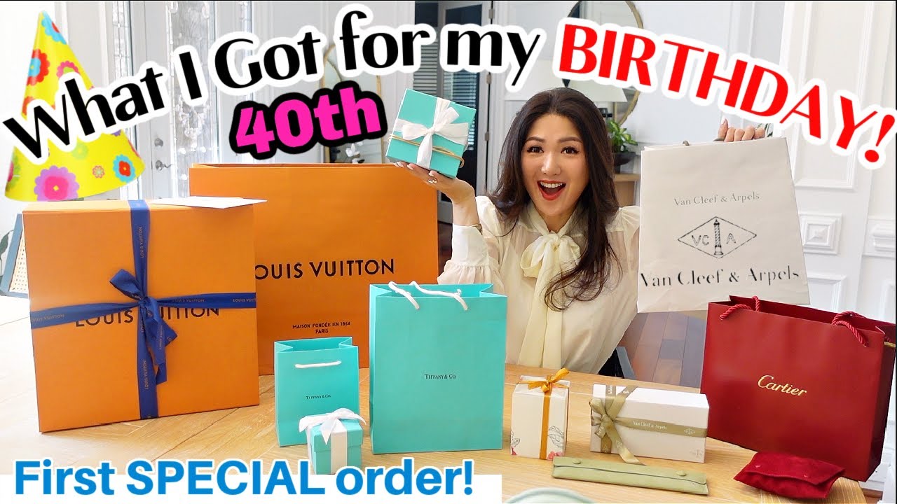 WHAT I GOT FOR MY 40th ✨BIRTHDAY | FIRST SPECIAL ORDER LV BAG, TIFFANY’s NEW ICON, VCA l CHARIS ❤️