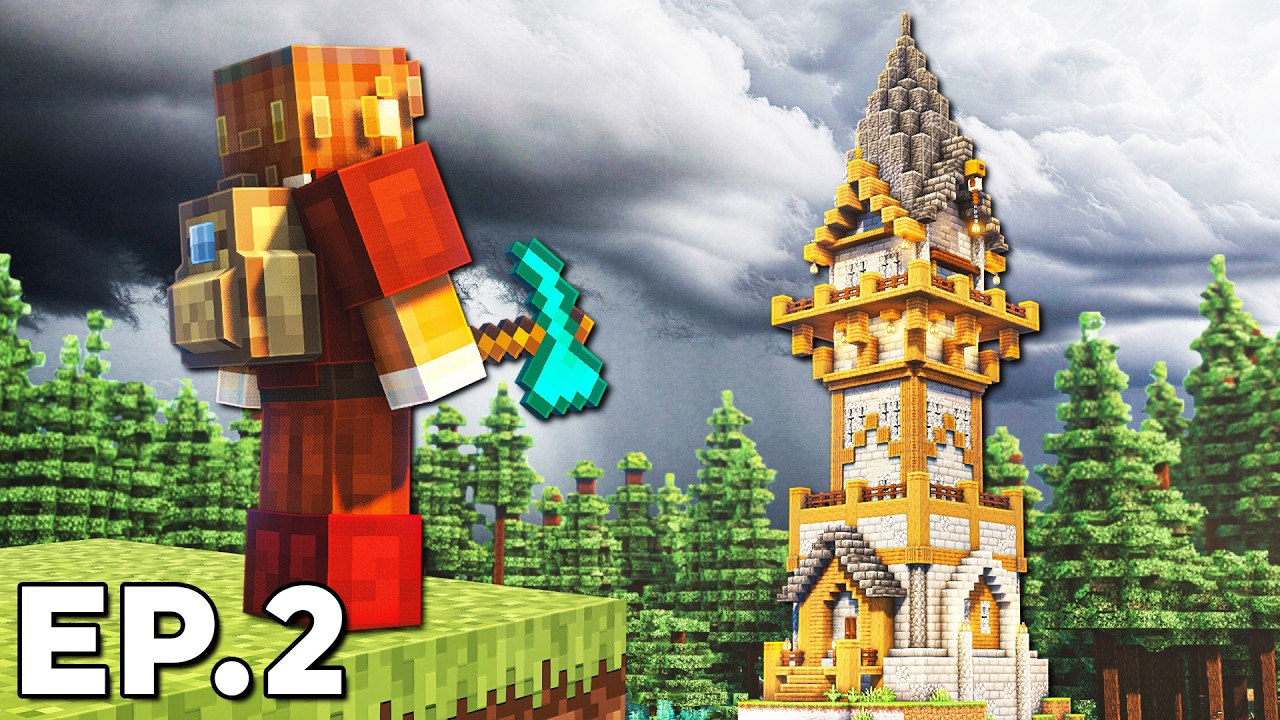 I Built a Castle in REALISTIC Minecraft