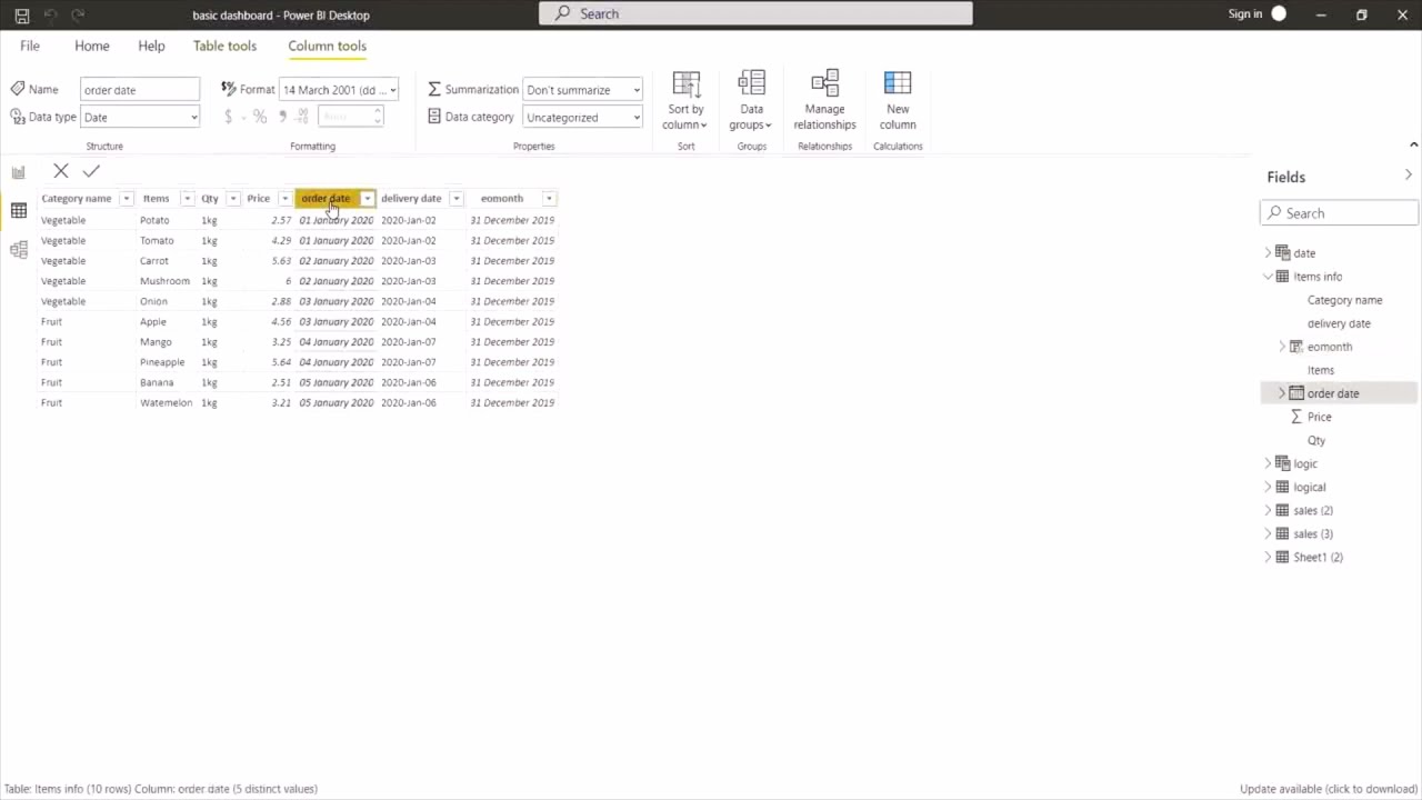 How to use Eomonth function  in power bi | DAX | part 10