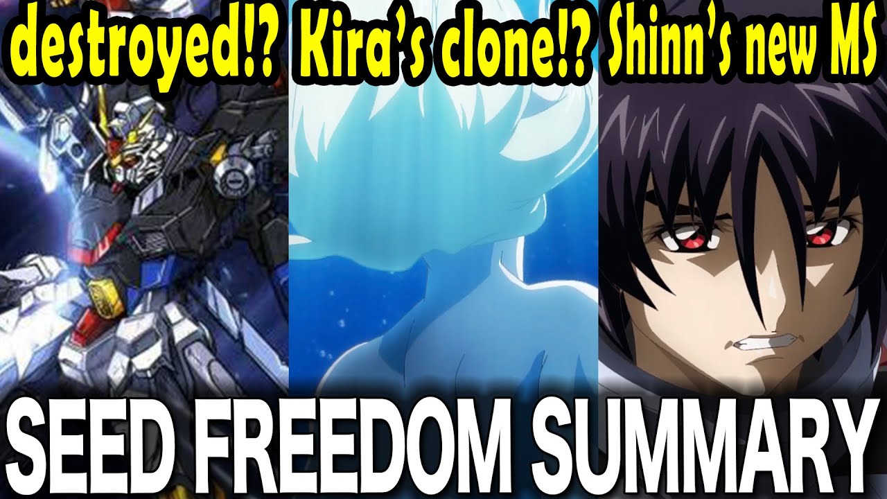 Strike Freedom will be destroyed ? enemy is Kira's clone ? Summary of Gundam SEED FREEDOM