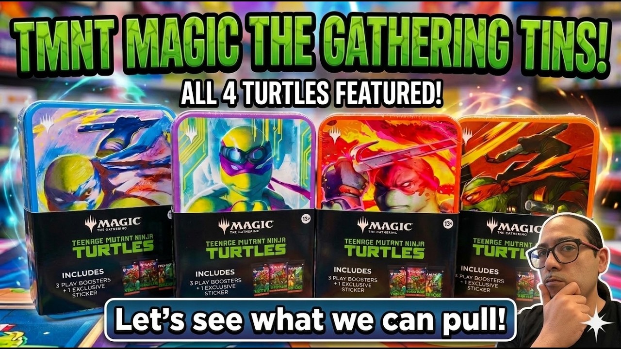 Teenage Mutant Ninja Turtles MTG Tin Set!