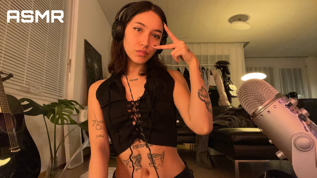 ASMR ☆ TATTOO TOUR (skin sounds, rambles, tracing)