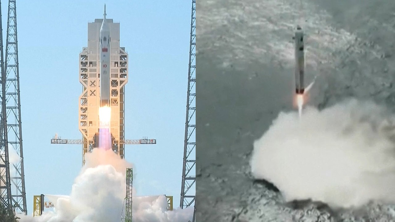 Long March-10 launches Mengzhou for in-flight abort test