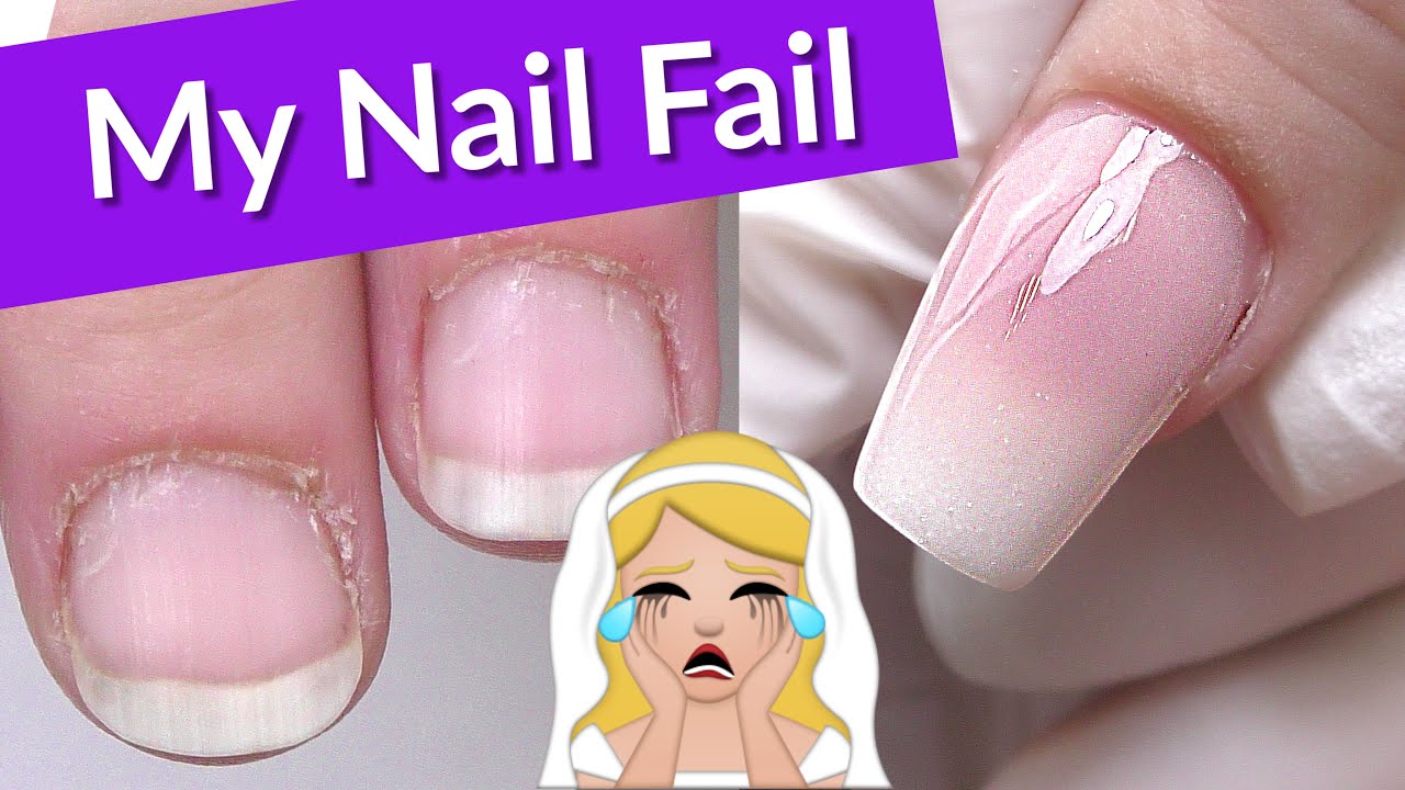 Wedding Nails Baby Boomer Went Wrong 😥