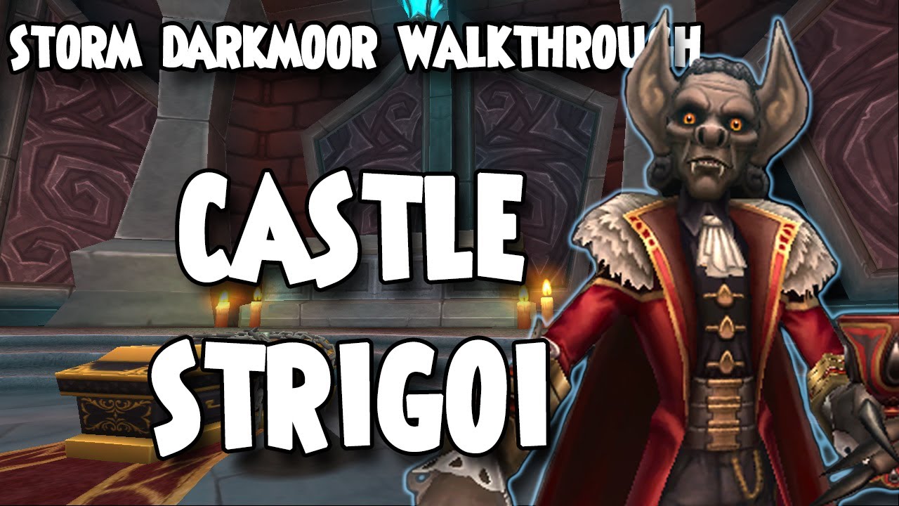 Wizard101: Storm DARKMOOR Walkthrough - CASTLE STRIGOI