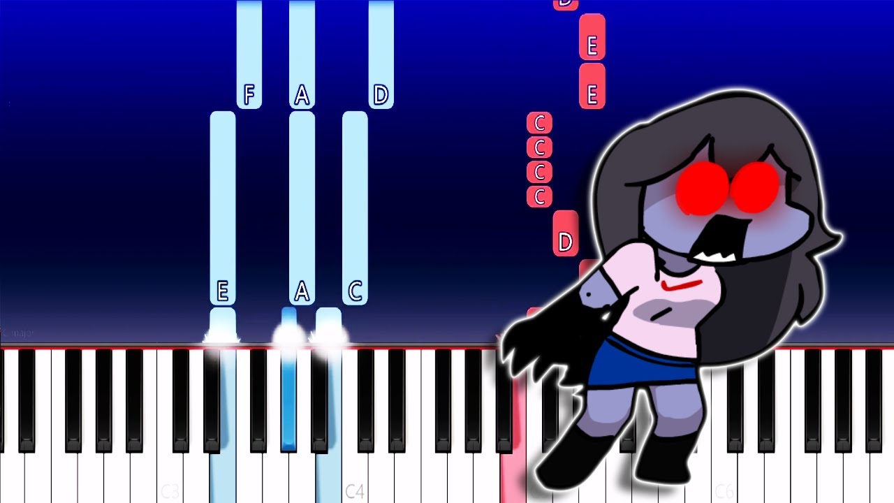 Manifest - Friday Night Funkin (VS Sky Mod)(Piano Tutorial)