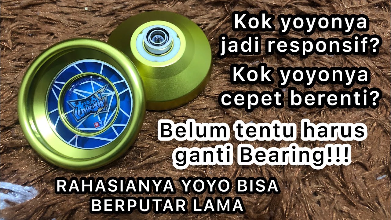 Cara Memaksimalkan Peforma Bearing Yoyo - Santutorial Yoyo Part 2 (Bearing)