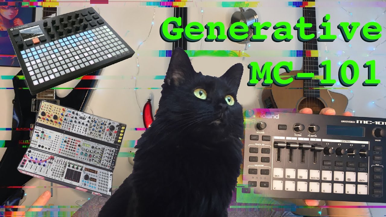 How to make Generative music on the Roland MC-101