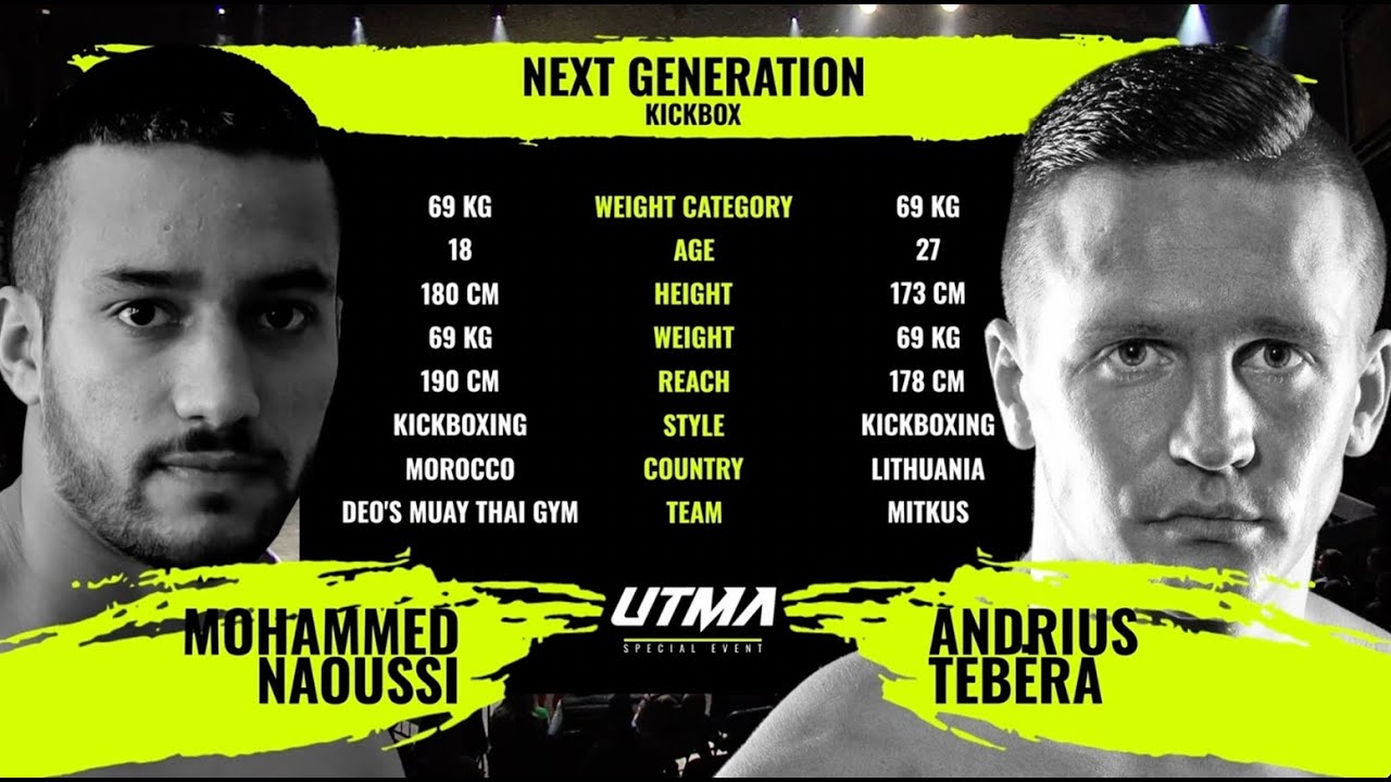 Andrius Tebera vs. Mohammed Naoussi | UTMA Full Fight