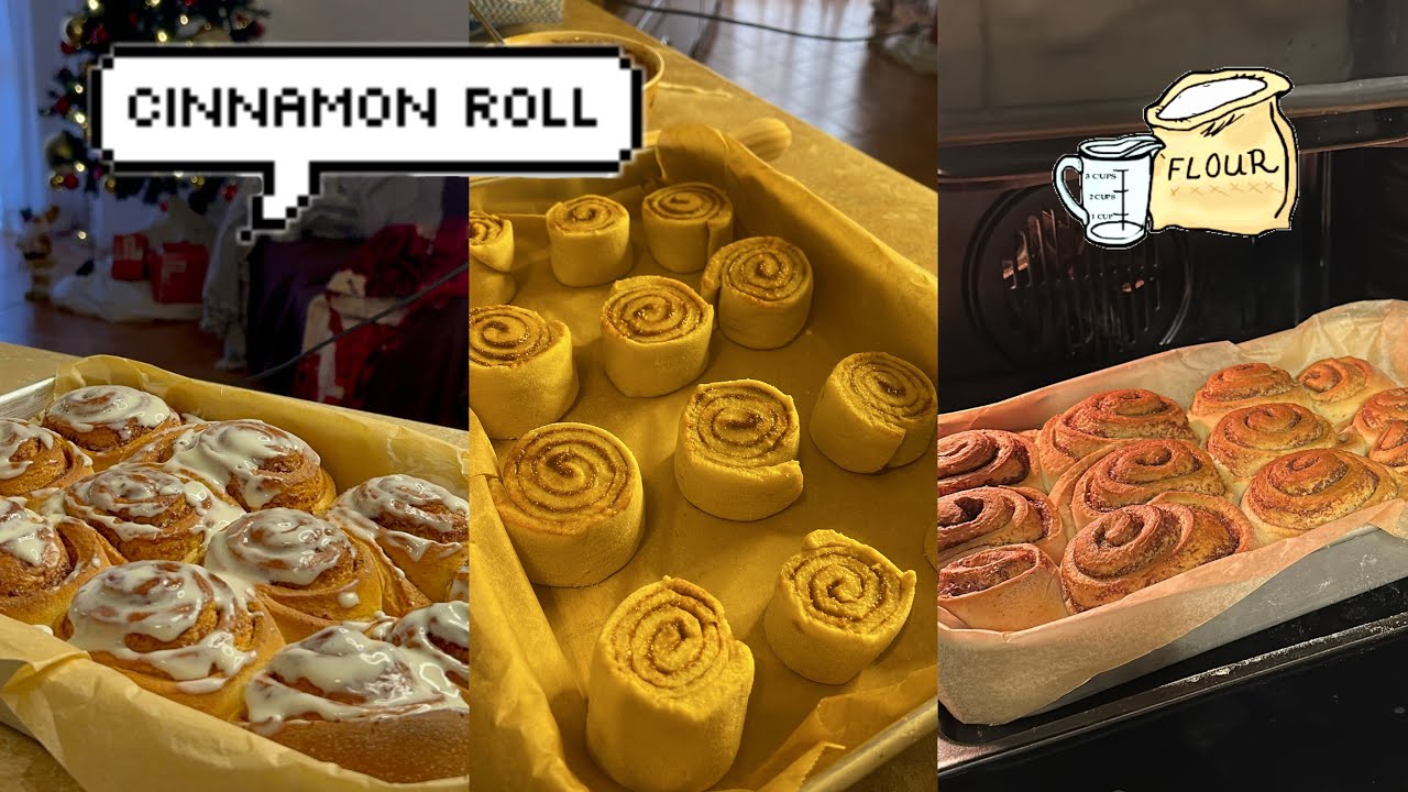 Cinnamon Rolls Fofinhos e Perfeitos – Receita Que Derrete na Boca👩🏾‍🍳🎄  #vlogmasday11 