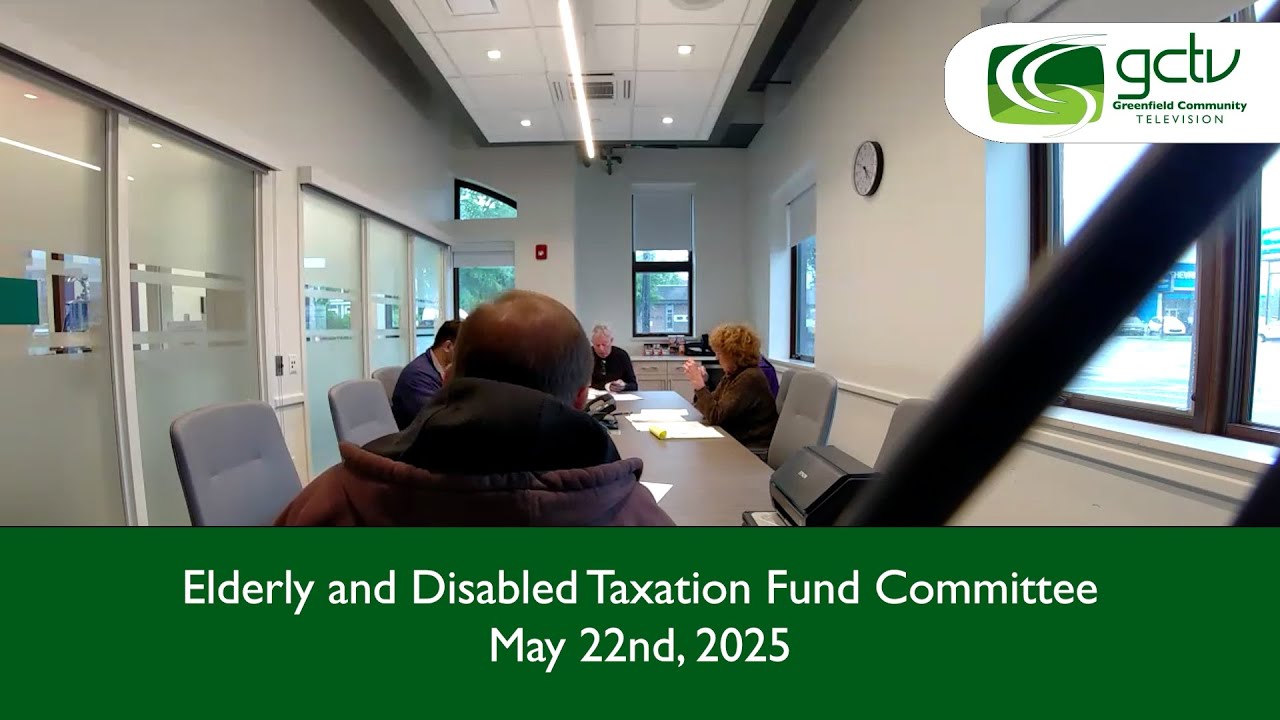 Elderly and Disabled Taxation Fund Committee May 22nd, 2025