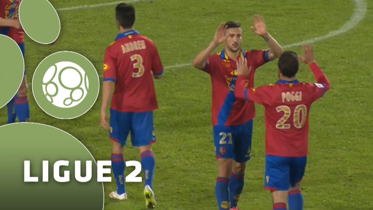 GFC Ajaccio - FC Sochaux-Montbéliard (3-0)  - Résumé - (GFCA - FCSM) / 2014-15
