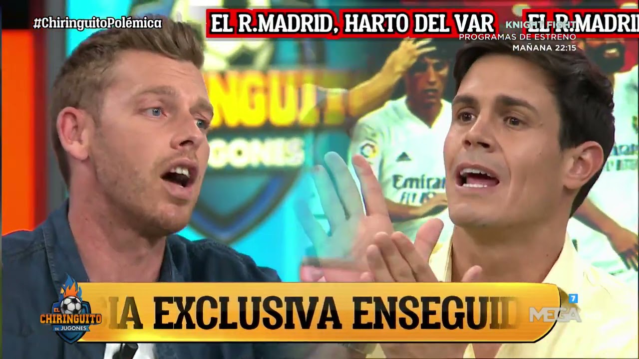 💥EDU AGUIRRE y JOTA JORDI, CARA a CARA por las quejas del REAL MADRID sobre los ÁRBITROS
