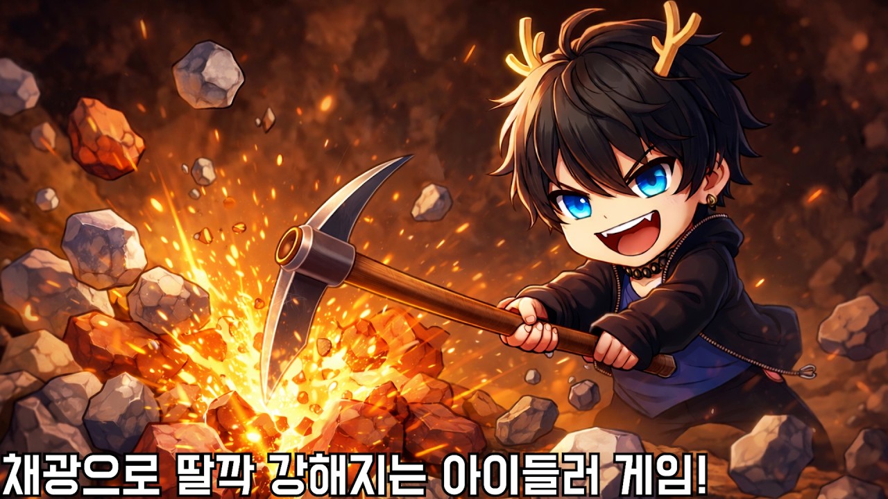 [우리 집의 광산] 채광으로 딸깍 강해지는 아이들러 게임! (Fracture Field)