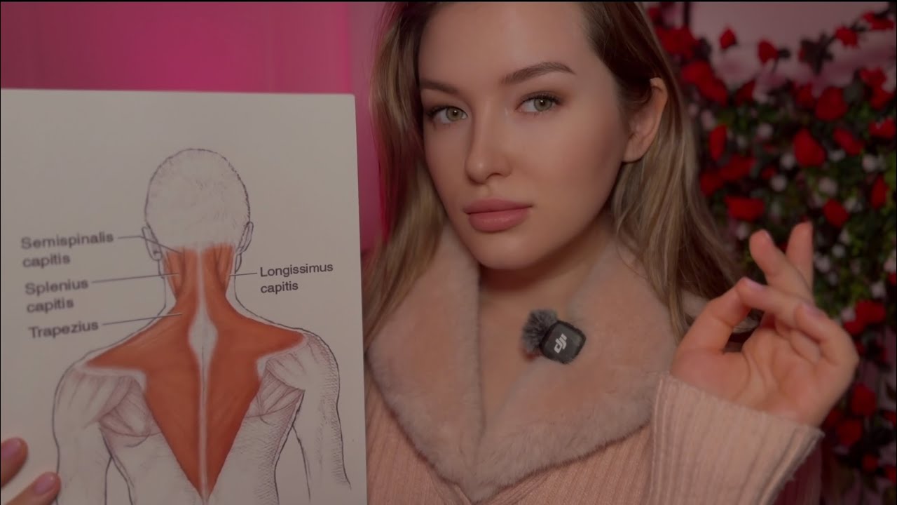 АСМР Приём врача-остеопата Ролевая игра ASMR Chiropractor Exam Версия с фоновой музыкой