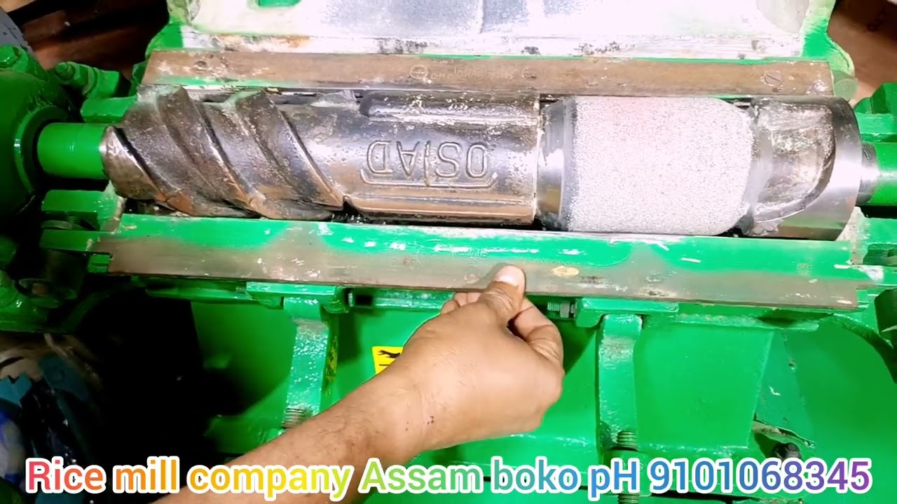 Ostad gold Z plus rice mill blade fitting A tu Z video. Rice mill business in Assam boko.