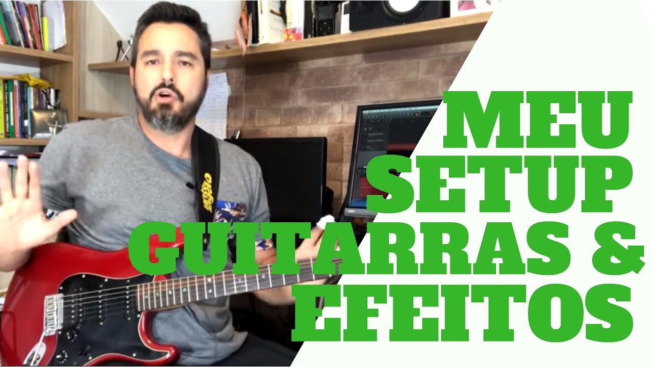 Meu setup na gravação (guitarras, efeitos, amp, cabos, cordas...)