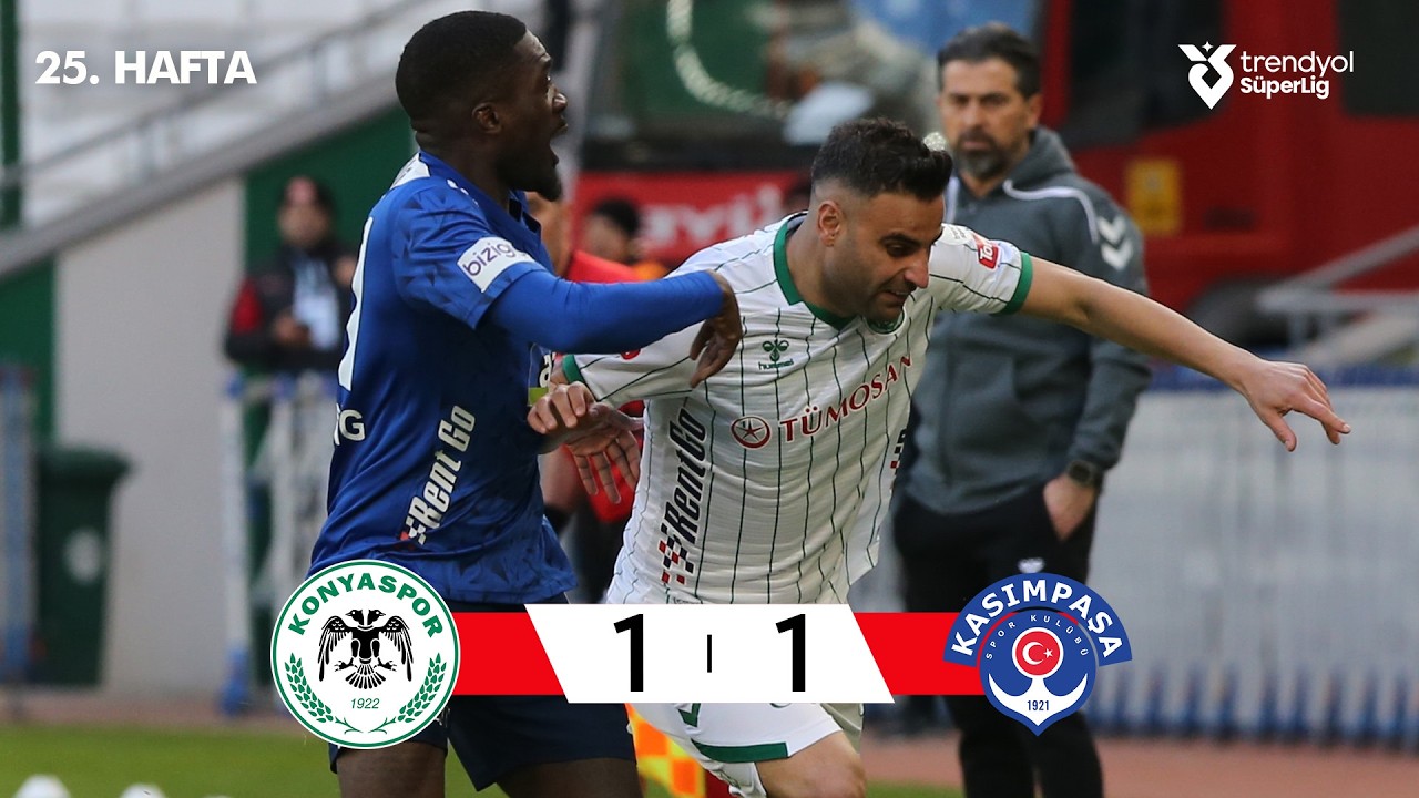 Konyaspor (1-1) Kasımpaşa - Highlights/Özet | Trendyol Süper Lig - 2025/26