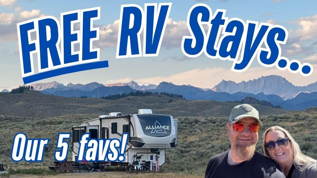 Top 5 FREE Camping & Boondocking Spots | Rest Areas, Store Lots, Moochdocking & More!