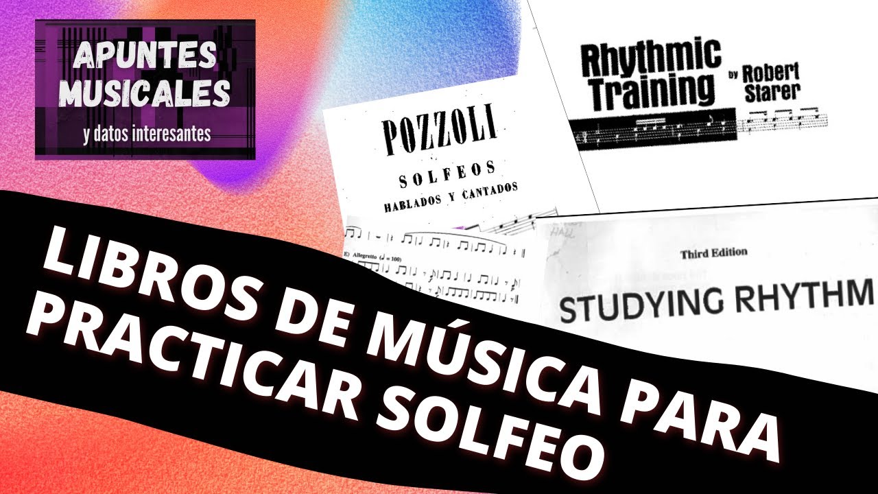 LIBROS DE M&Uacute;SICA PARA PRACTICAR SOLFEO            #M&uacute;sica #estudiantes #libros #educaci&oacute;n #m&uacute;sicos