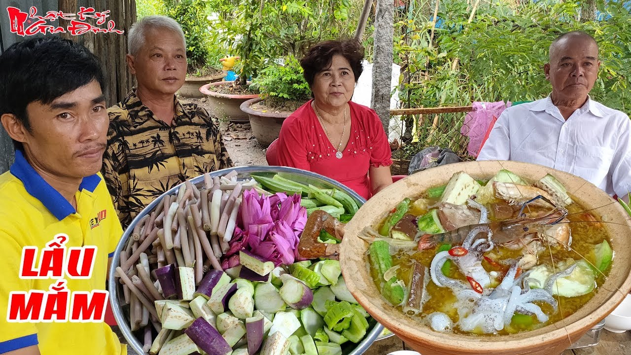 Ông Bà 5 Châu Đốc Nấu Món Lẩu Mắm Cá Linh Đúng Khẩu Vị Miền Tây Ngon Khó Cưỡng | NKGĐ